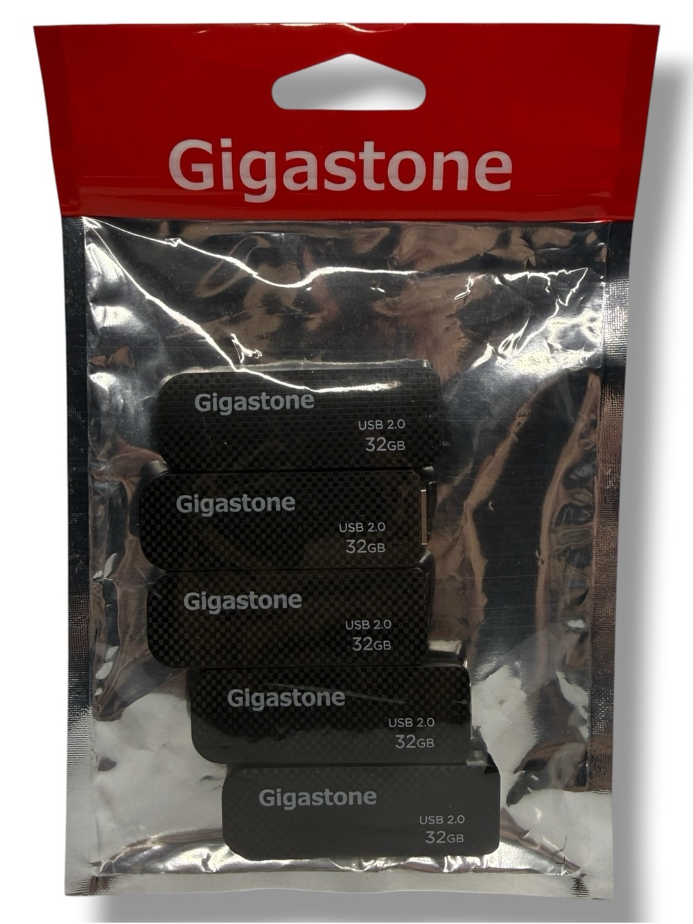 Gigastone V30 32GB USB 2.0 Flash Drive 5-Pack Retractable Pen Drives - Picture 2 of 10